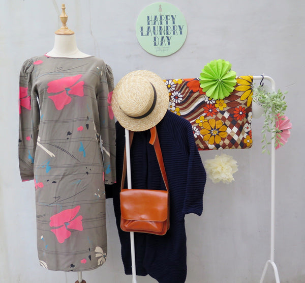 SALE! | Wherefore modern-ART thou | 100% Silk Shift dress is Abstract Floral modern art print