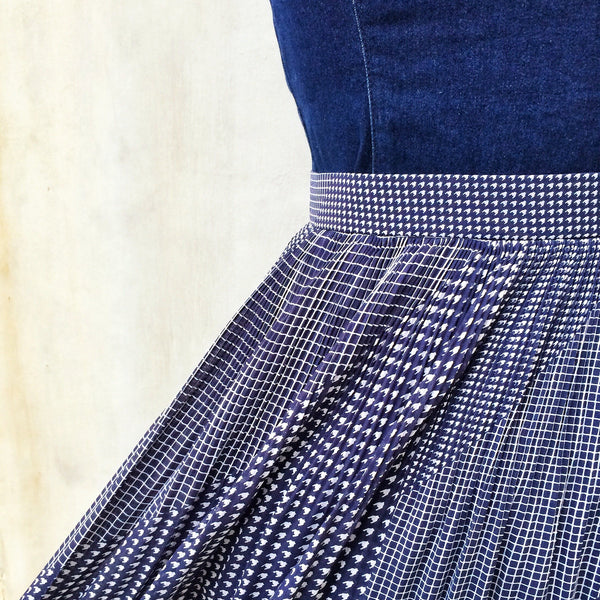 A Hound's Checkered Past | Vintage Evan Picone 1960s 1970s Checks and Houndstooth print Geometric print Pleated skirt | Classic patterns