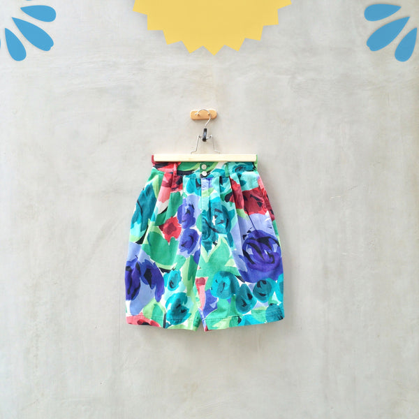 Summer Short-y | Vintage 1980s Espirit floral Shorts Culouttes