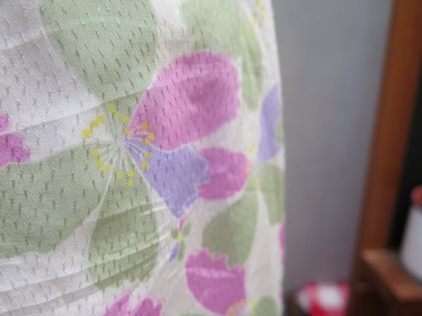 Tricolorscope | Vintage 1950s 1960s Pastel Pink Purple Green Sweet Day Dress