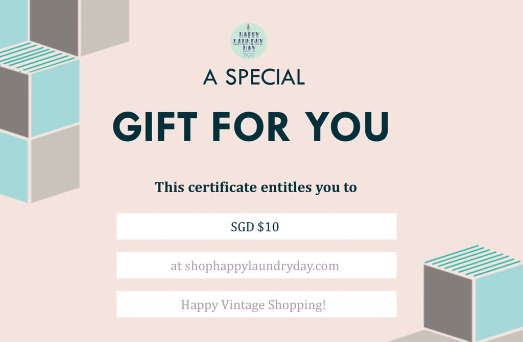 We now have Happy Laundry Day gift cards!