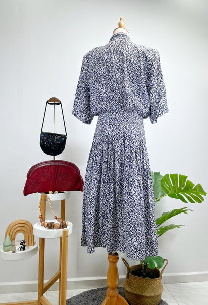 1990s grunge pop floral collared weekend dress | Harriet |