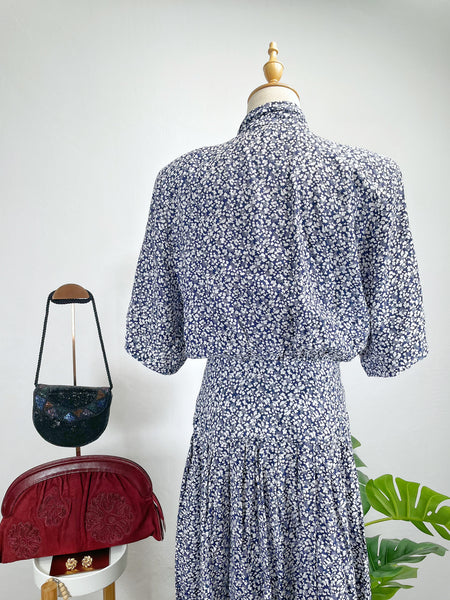 1990s grunge pop floral collared weekend dress | Harriet |