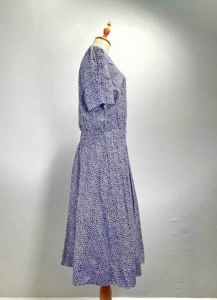 Taz | Vintage 1980s rope braid accent dress