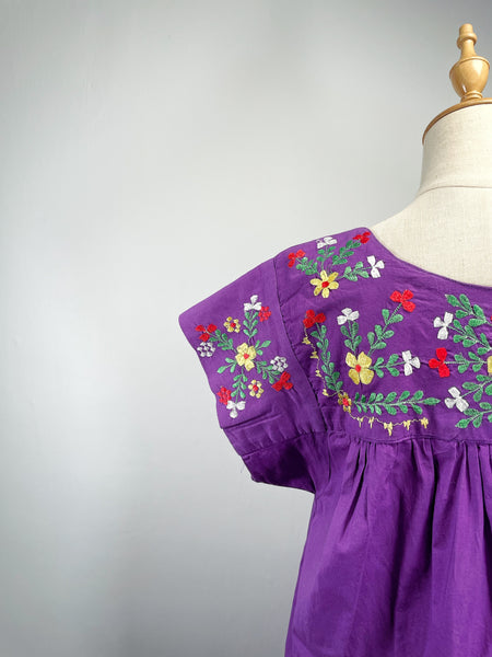 { Rare find } Perry | Vintage 1960s embroidered kaftan in Royal purple