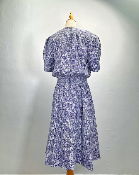 Taz | Vintage 1980s rope braid accent dress