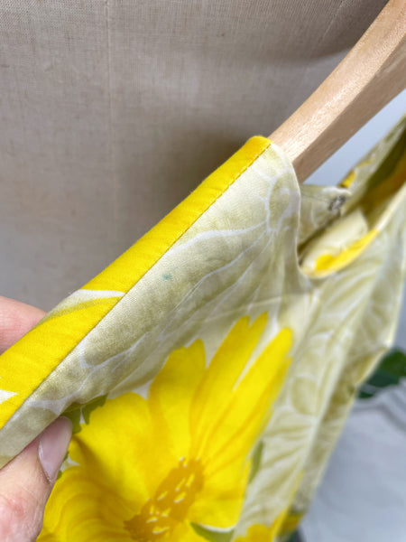 1950s 1960s sunflower yellow cocktail dress | Shae |