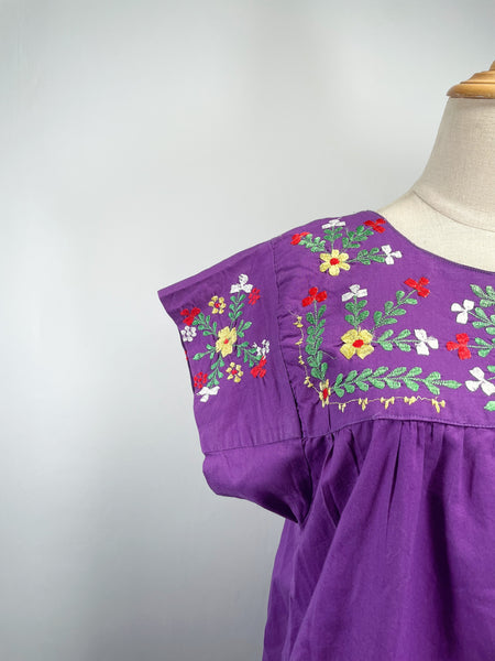 { Rare find } Perry | Vintage 1960s embroidered kaftan in Royal purple
