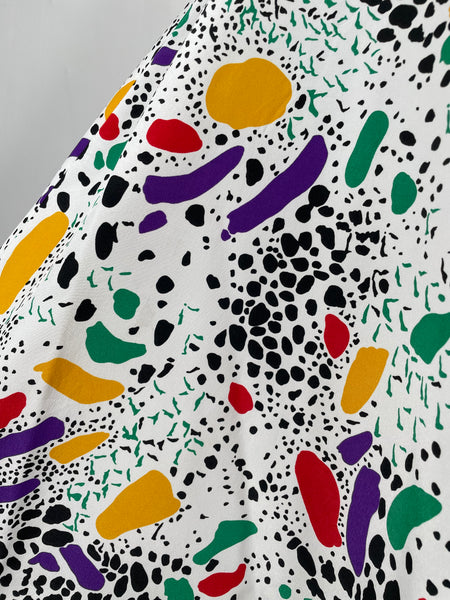 Must-have! | Cherlene | Vintage 1980s 1990s retro colourful pop art print glared dress