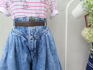 Odie, Cool-lottes! | Vintage 1950s 1969s Denim Flare loose-fit Culotte pants