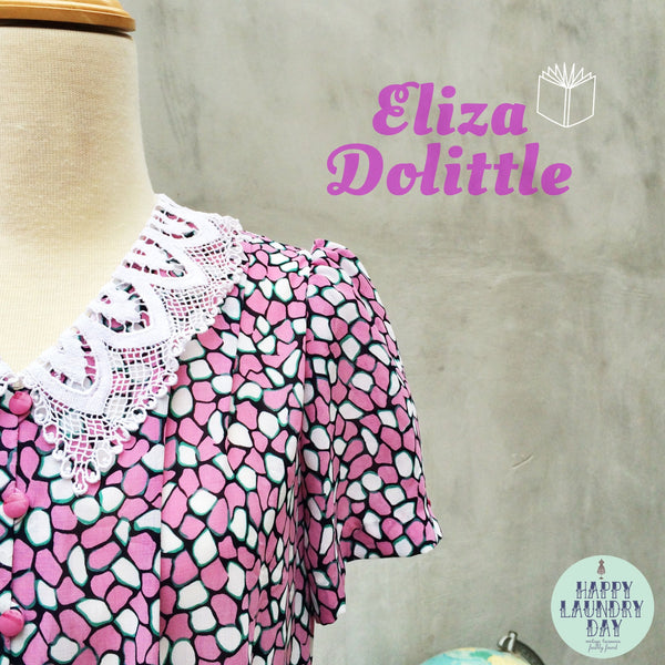 SALE! |  Eliza Dolittle | Mosaic print Purple and