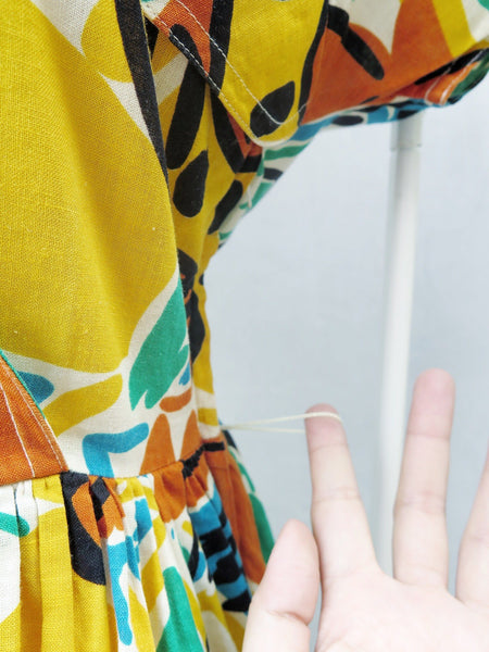 Must Have! | Pineapple Pickles | Vintage 1980s Pop Keith Haring-style print Colourful Dress with pockets
