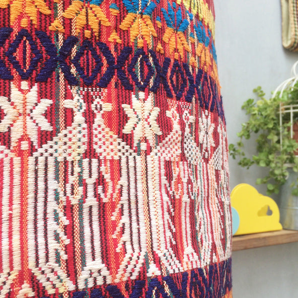 Mexico Bright-O | Vintage 1960s 1970s ethnic Handmade embroidery Mexican hippie sundress