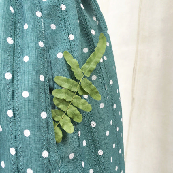 On the Dot | Vintage 1940s/50s polka dot day dress with Pockets