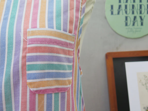 Oh jolly lolly | Vintage 1970s 1980s Summer Ice Lolly striped Jumper dress