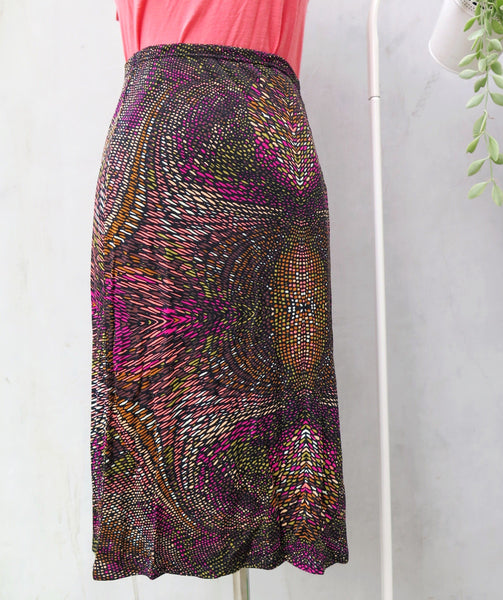 FiFi | Vintage 1970s 1980s Free People ethnic hippie boho chic Psychedelic  Flowy skirt