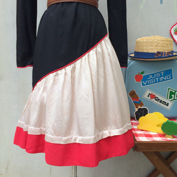 Muy Bien | Vintage 1980s Spanish-inspired Party Skirt Dress