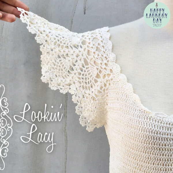 Lookin' Lacy | Vintage 1970s hippie bohemian Lace crochet knit Top