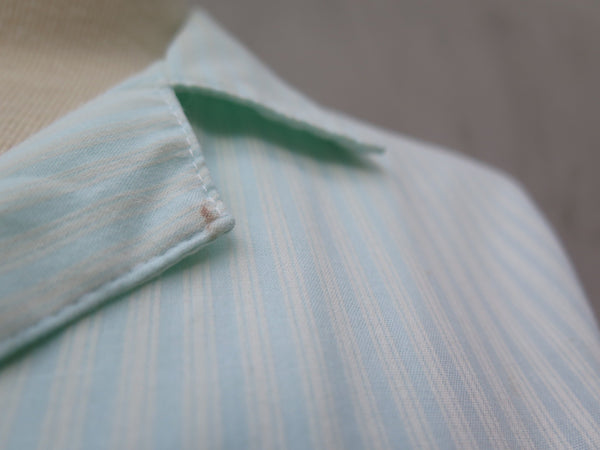 SALE! | Mint Green Mint | Vintage 1980s Mint/White striped 80s Dress