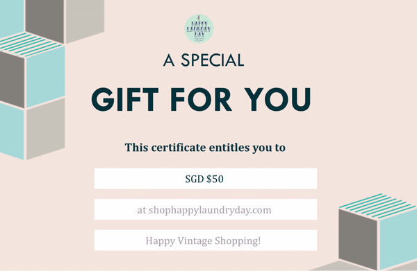 Happy Laundry Day gift card