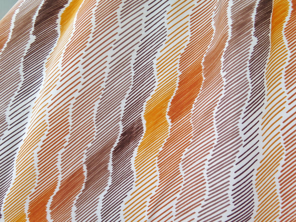 Must have | Therese | Vintage 1950s 1960s tiger stripes burnt orange and brown circle skirt  