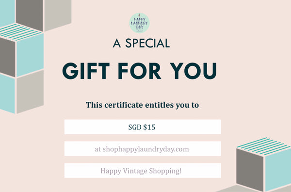 Happy Laundry Day gift card